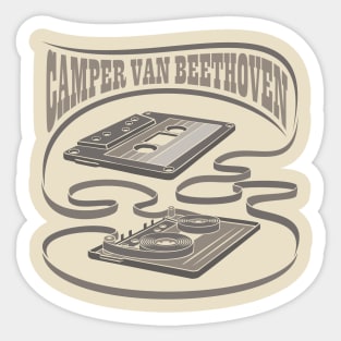 Camper Van Beethoven Exposed Cassette Sticker